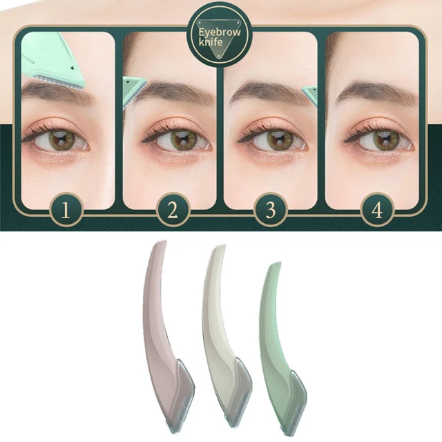 3 piezas cortador de cejas afeitadora facial afeitadora de pelo cortador de cejas