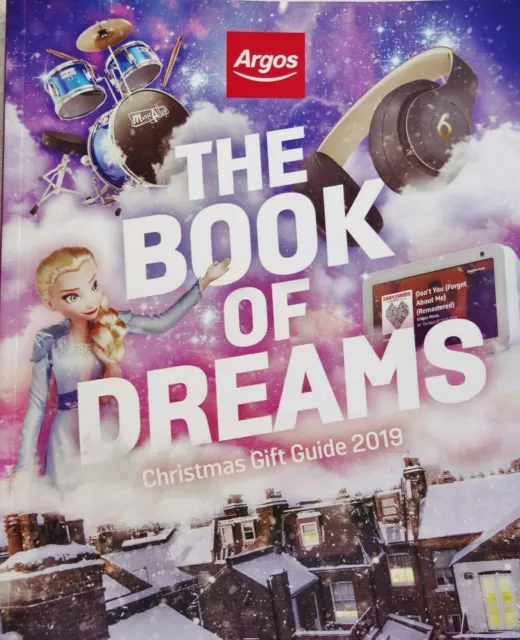 Argos Christmas Xmas Catalogue Issued Gift Guide Book Dreams Rare