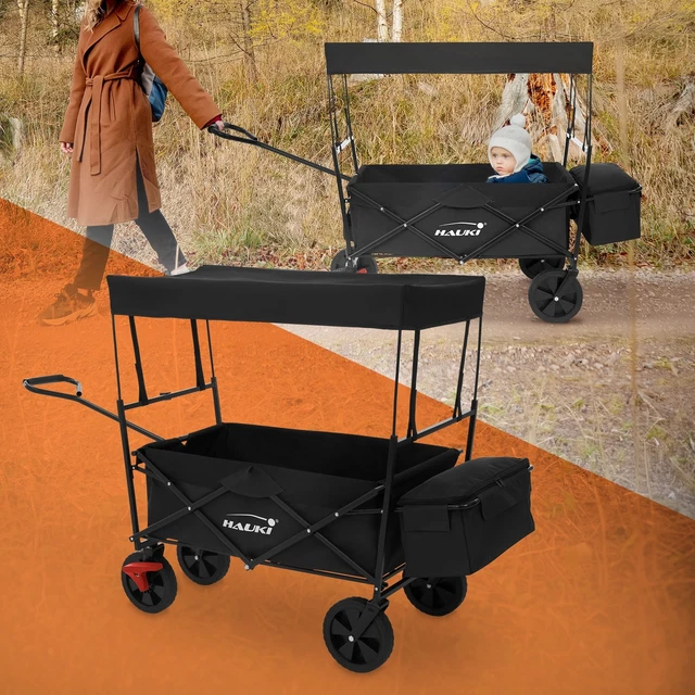 Carrello Da Giardino Nero Vibemo, Robusto E Versatile Per Trasporto Piante, Attrezzi E Materiali - 5