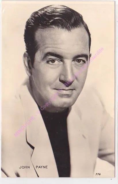 CPSM RPPC STAR JOHN PAYNE  PHOTO PARAMOUNT  Edit P.I. KORES n1