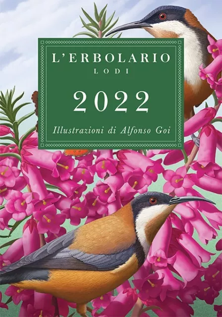 L'ERBOLARIO LODI -  CALENDARIO 2022 -  Acquerelli di Alfonso Goi