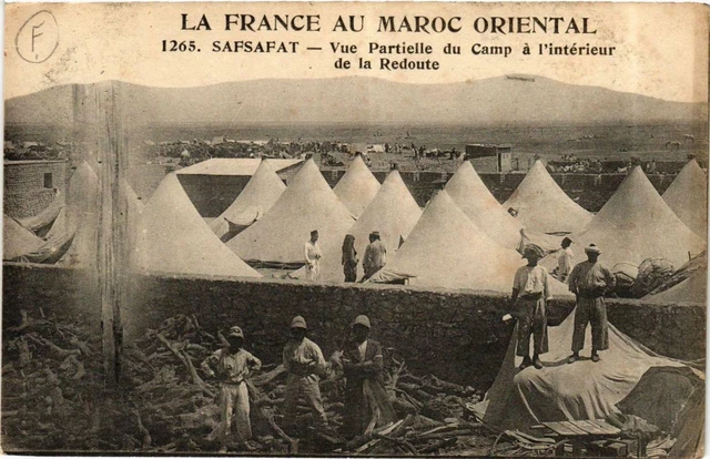 CPA AK SAFSAFAT Vue Partielle du Camp a intérieur de la Redoute MAROC (720190)
