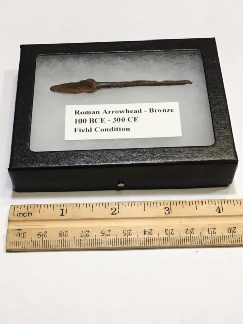 Ancient Roman Bronze Spearhead 2000 Years Old! Field Condition! Christmas Gift!