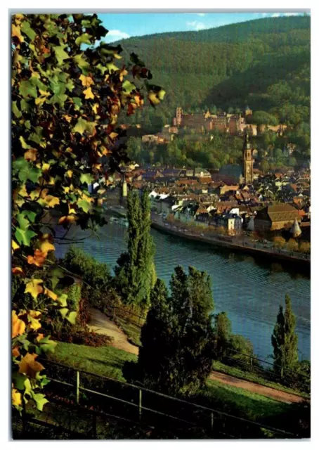 Heidelberg Allemagne depuis La Philosophale Jardin non Utilisé Carte Postale