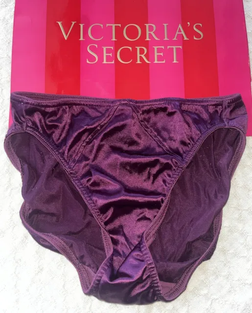 VICTORIAS SECRET VINTAGE Gold Second Skin Satin High Waisted Nylon Panties  S $76.22 - PicClick AU