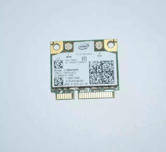Lenovo Thinkpad X220, T420, T520 : carte WLAN Wifi -  intel 112NHU Fru 60Y3241