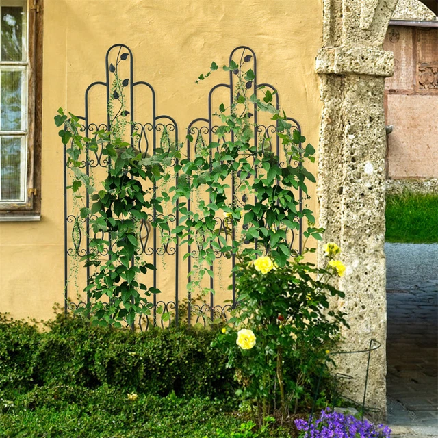 2er Set Rankgitter Kletterhilfe Pflanzengitter Rankhilfe Spalier 179 x 54,5 cm 6