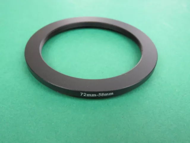 72-58 72mm-58mm Stepping Step Down Male-Female Filter Ring Adapter 72mm-58mm