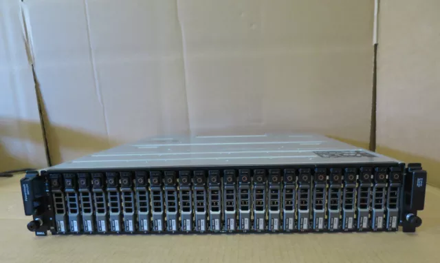 Dell PowerVault MD1220 SAS Storage Array DUAL 6GBps Controllers 24 x caddies