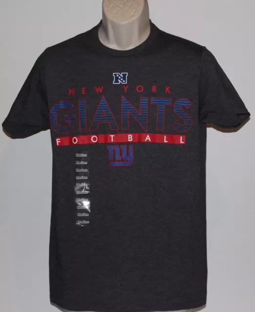 New York Giants Football NFL Team Men's Medium Gray T Shirt