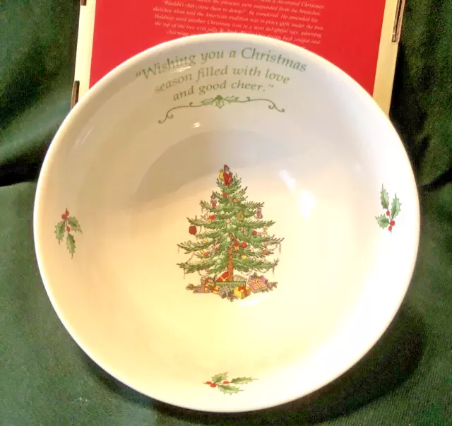 SPODE Christmas Tree 2009 Annual REVERE CANDY BOWL 6 3/8" dia., New in Box