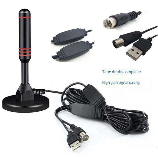 Universal DVBT2 TV Antenna for Smart TVs and Receivers with 30dBi Gain