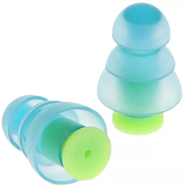 Soft Silicone Ear Plugs Noise Cancelling Hearing Protector Reusable Study Sleep 2