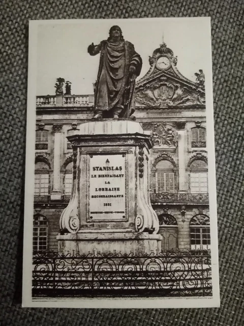 Cpa Nancy Statue De Stanislas