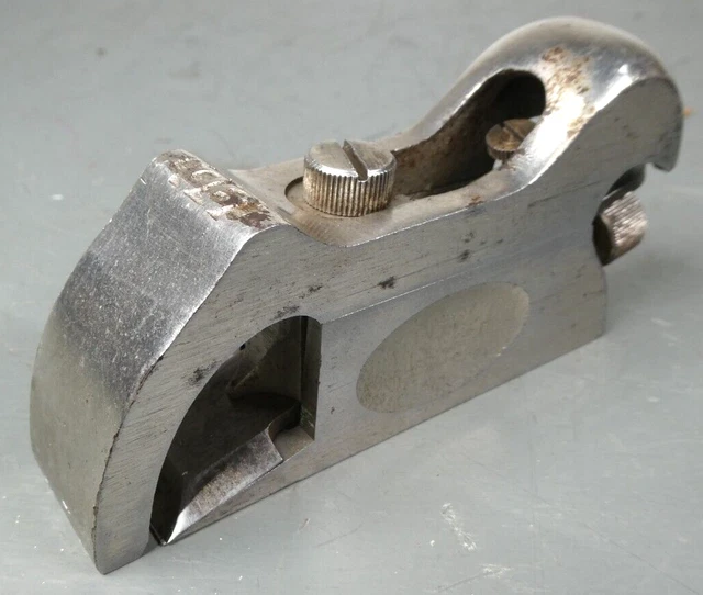 Vintage Stanley No. 90 Nickel Plated Bull Nose Rabbet Plane - MADE IN U.S.A.