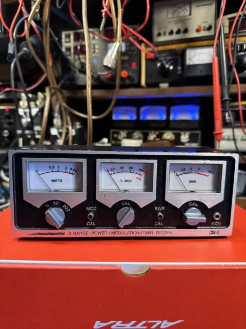 Medidor de prueba de potencia/modulación/SWR Micronta CB