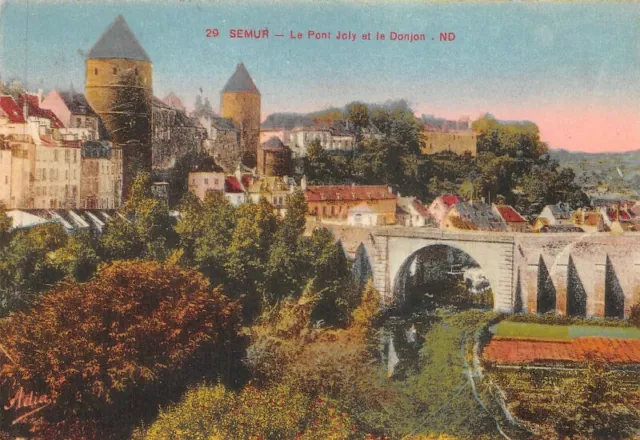 SEMUR -  Le Pont Joly et le Donjon