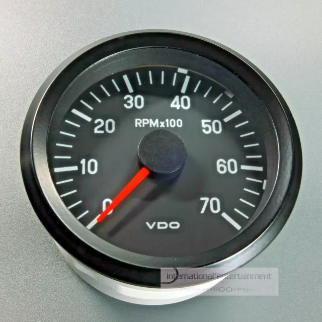 VDO ELEKTRONISCHER  DREHZAHLMESSER - 80mm /  7000 UPM / 12V  -  TACHOMETER