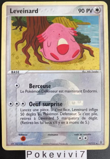 Carte Pokemon LEVEINARD 19/112 Rare Reverse Bloc EX Rouge Feu Vert Feuille FR