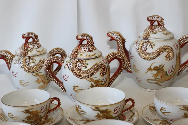 Service à thé ou Café En Porcelaine XIX
