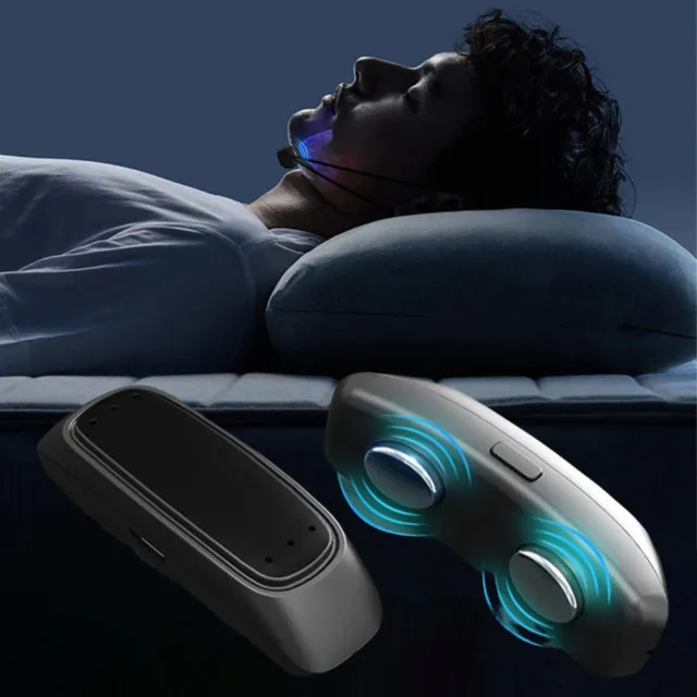Elektrisches Mini-Lärm-Anti-Schnarch-Gerät, Schlafapnoe-Stopp-Schnarchhilfe
