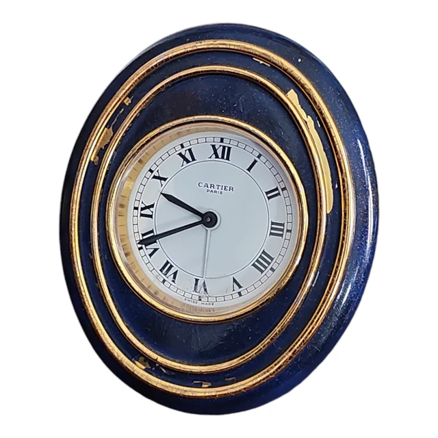 Wnvivi Orologio da Tavolo Vintage, Sveglie da Scrivania Antiche Decorative, Sveglia Vecchio Stile per la Decorazione del Negozio di Casa e Ufficio(Bianco
