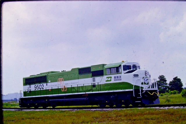 Kodachrome Original Slide Burlington Northern SD60 MAC #9502 (1995) Item CC#2995