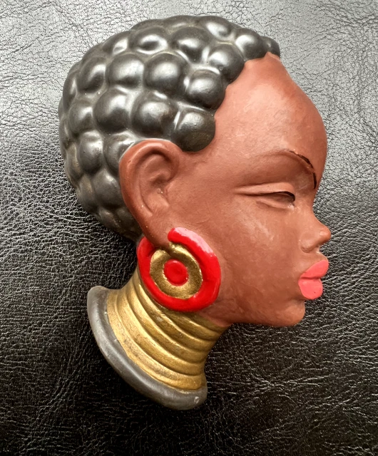 Sehr seltene Cortendorf Wandmaske Nr 864 Midcentury Vintage Rockabilly #1051