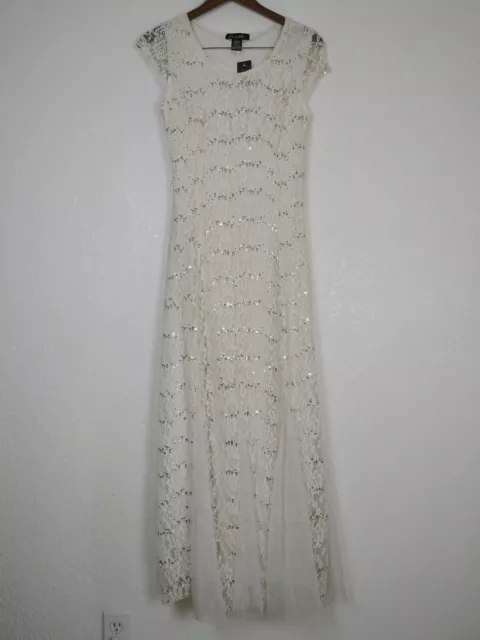 Candalite white lace dress cheap