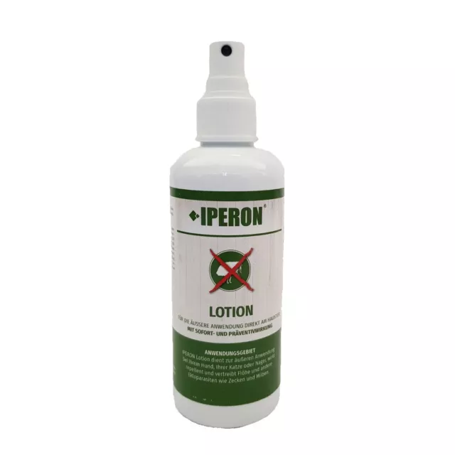 IPERON® Lotion 200 ml Flohschutz Zeckenschutz Pflege für Hunde Katzen Nager