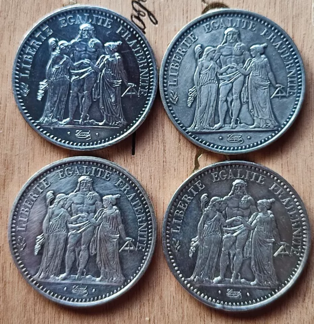 4 Pièces de 10 Fr Hercule en Argent