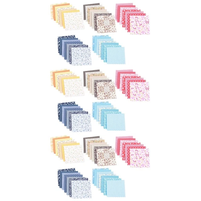 15 Groups Sewing Craft DIY Fabric Patchwork Squares Bundles