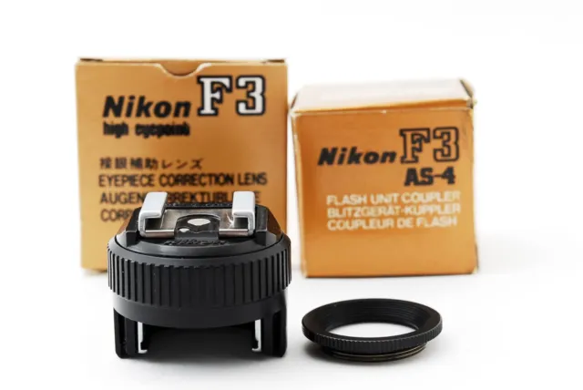 [Near MINT in Box] Nikon AS-4 Flash Unit Gun Coupler For Nikon F3 From JAPAN 742