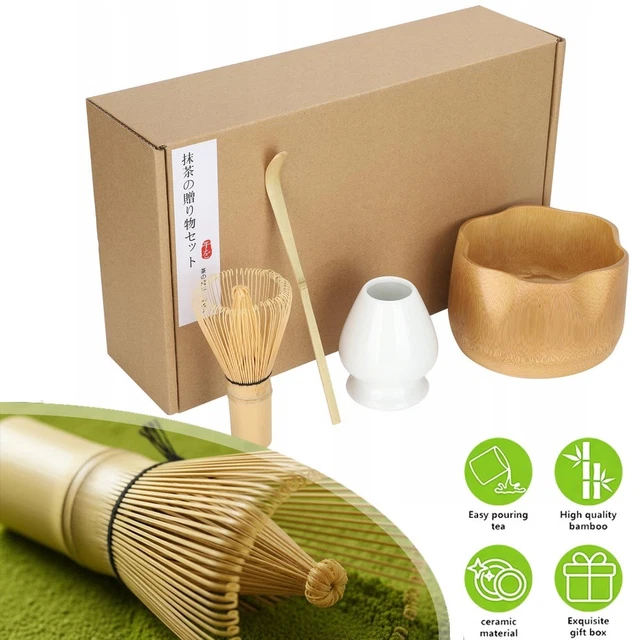 Matcha Making Tools MATCHA MAKING TOOL Set Bamboo Tea Whisk Tea Scoop Bowl Ceramic Tea ...