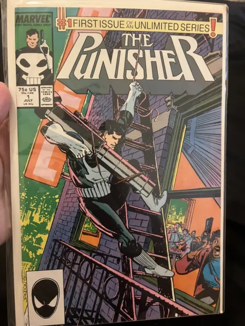 The Punisher #1 Marvel Comics ( 1987 ) 1st Ongoing Solo Punisher Series NM++