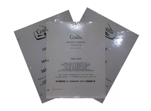1971-1976 CESSNA 177RG Printed Parts Catalog Aircraft Manual