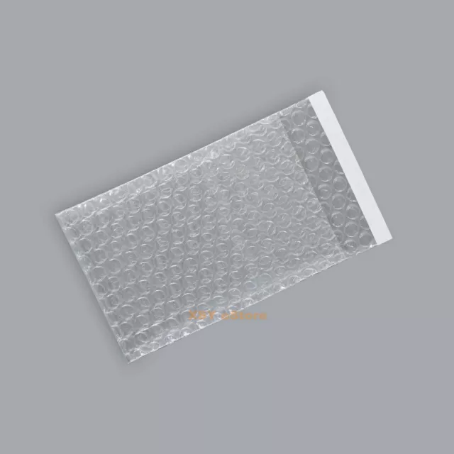 450 PCS Bubble Bags 3" x 3.5"+0.8"_80 x 90+20mm Self Seal Clear Envelope Packing