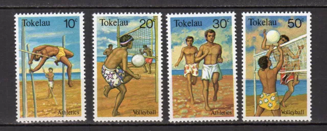 Tokelau 1981 sports série de 4 timbres neufs /TE3633