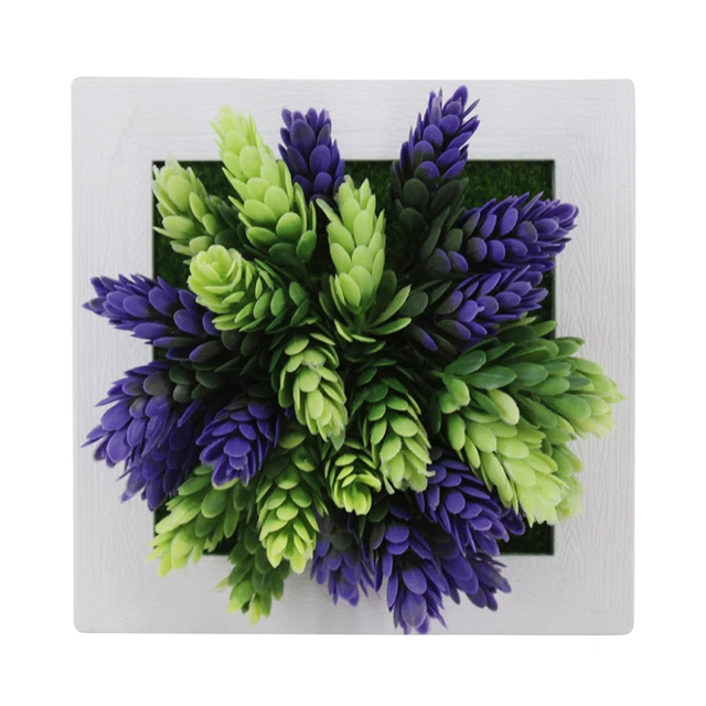 Plantas de simulación artificial 3D flores de pared/escritorio plantas sintéticas F1A4