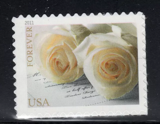 Scott #5458 Wedding Corsage Flowers Plate Block Two Ounce Forever Stamps -  MNH