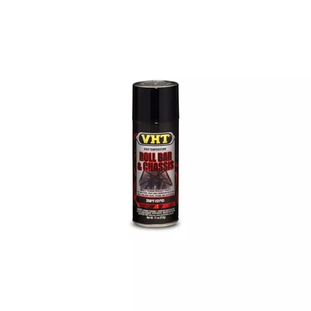 Vht Sp670 Gloss Black Roll Bar & Chassis High Temp Aerosol