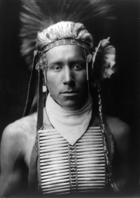 Poster stampa fotografica Edward Curtis, Little Daylight nativi americani indiani d'America A4
