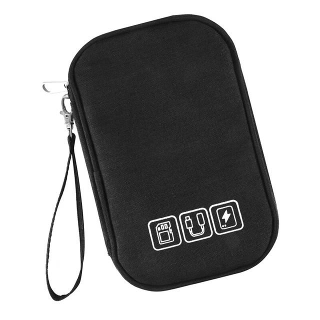 Electronic Organizer, Travel Cable Organizer Bag Pouch Portable Electronic3114