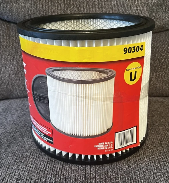 NEW GENUINE SHOPVAC 90304 Wet/Dry Cartridge Filter, Single Pack NEW