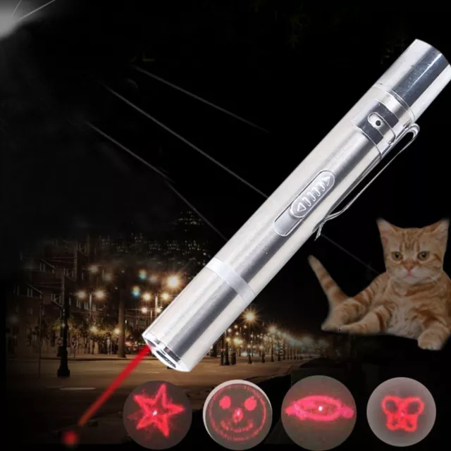 USB Charge Night Hunting Kitten Pointer Light Pen Cat LED Laser Toy Flashlight