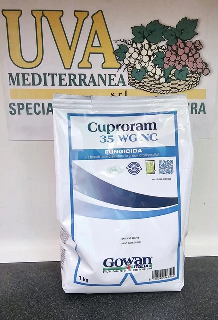 Cuproram 35 WG – Fungicida Rameico 35% In Granuli Idrospersibili – 1 Kg