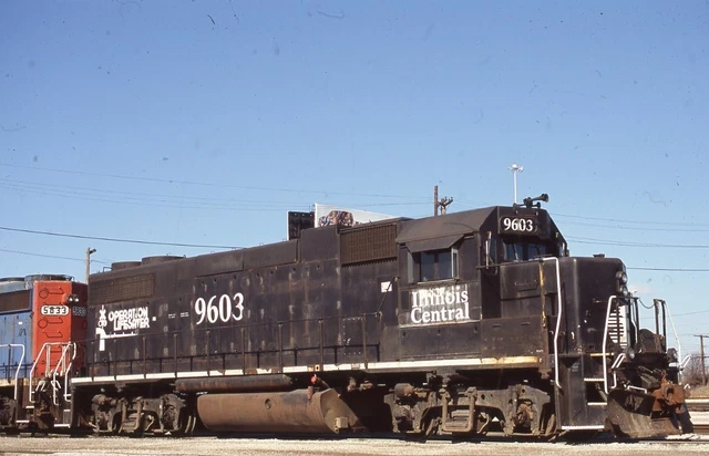 IC 9603 ILLINOIS CENTRAL Railroad Train Locomotive CHICAGO IL 2005 ...