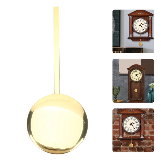 WAY HOME STORE Orologio Da Parete London Bridge Con Pendolo, Stile Vintage, Quadrante Anticato Con Stazione, Diametro 57 Cm, Per Casa Raffinata E Attività
