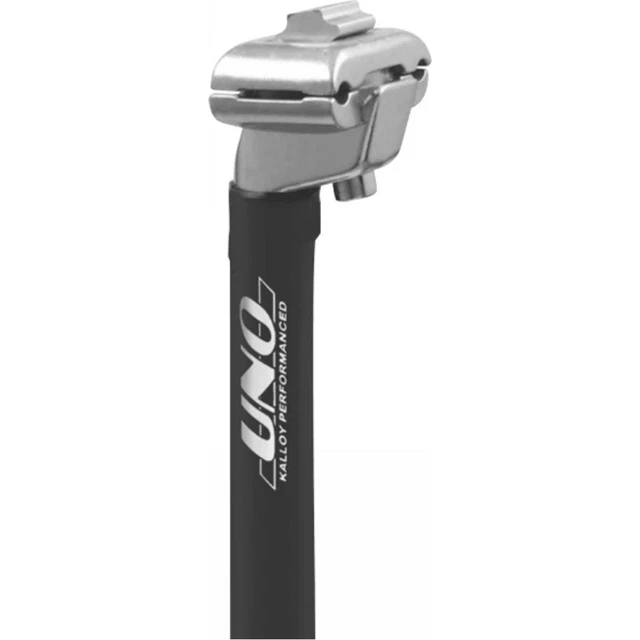 TIGE DE SELLE Zoom En Aluminium Noir Mat 27,2X350 Mm Avec Tête Brevetée