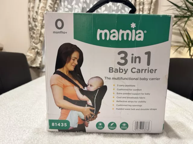 MAMIA 3 IN 1 Baby Carrier 5.00 PicClick UK